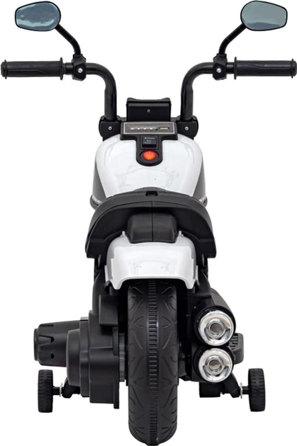 Електромотоцикл для дітей Ramiz Chopper Faster Білий (5903864941067) - зображення 7