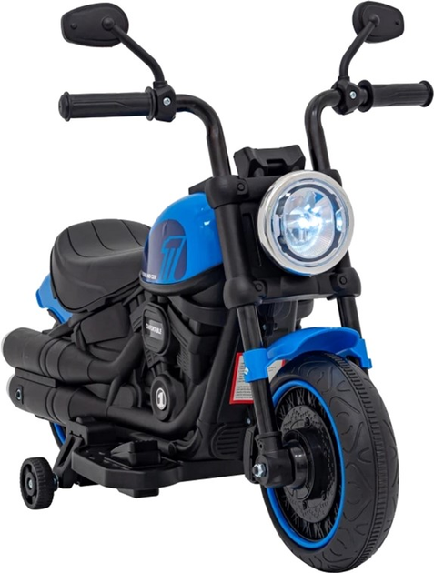 Електромотоцикл для дітей Ramiz Chopper Faster Синій (5903864941029) - зображення 5