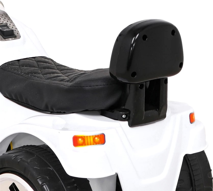 Електромотоцикл для дітей Ramiz Hot Chopper Білий (5903864913620) - зображення 11