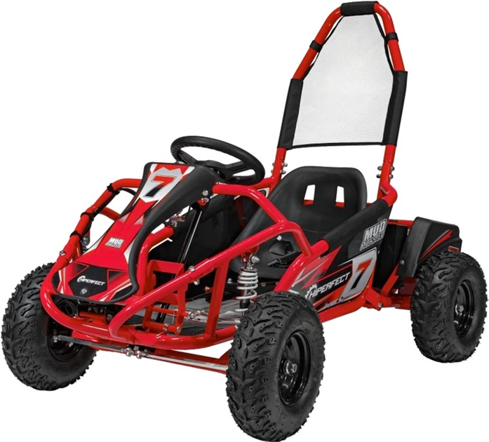 Gokart elektryczny Ramiz Mud Monster Czerwony (5903864941418) - obraz 1