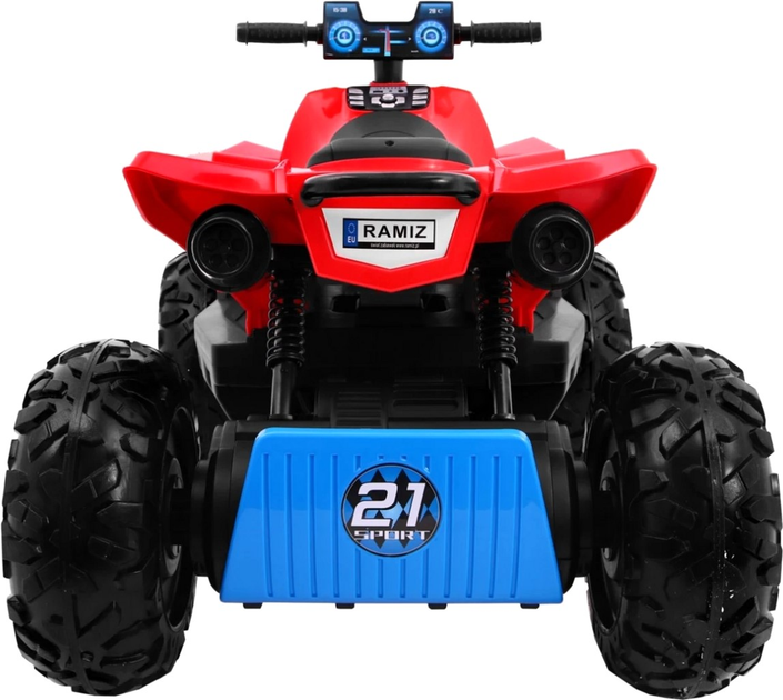 Quad elektryczny dla dzieci Ramiz Sport Run 4 x 4 Czerwony (5903864907254) - obraz 10