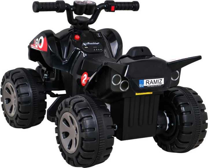 Квадроцикл електричний для дітей Ramiz The Fastest Чорний (5903864952094) - зображення 5