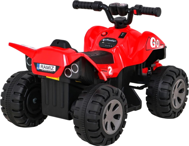 Квадроцикл електричний для дітей Ramiz The Fastest Червоний (5903864952100) - зображення 8