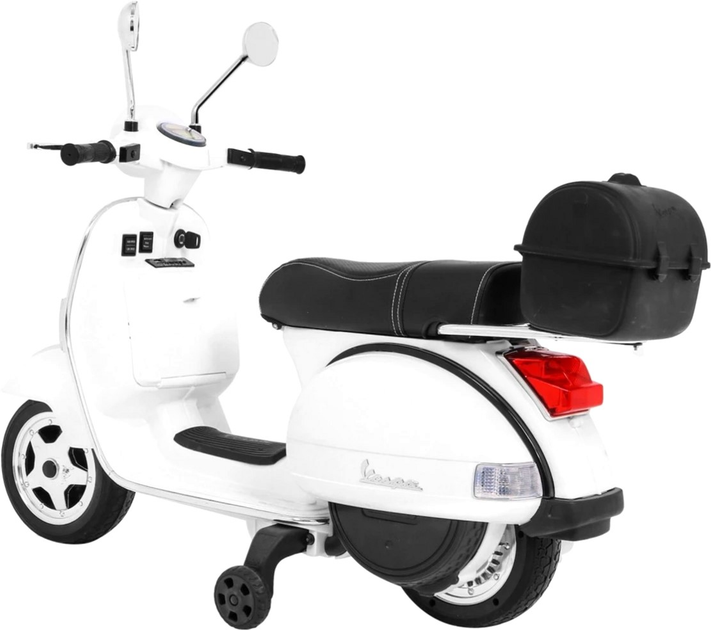 Skuter elektryczny dla dzieci Ramiz Vespa Biały (5903864907087) - obraz 5