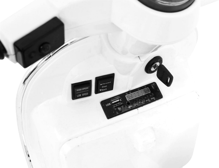Skuter elektryczny dla dzieci Ramiz Vespa Biały (5903864907087) - obraz 6