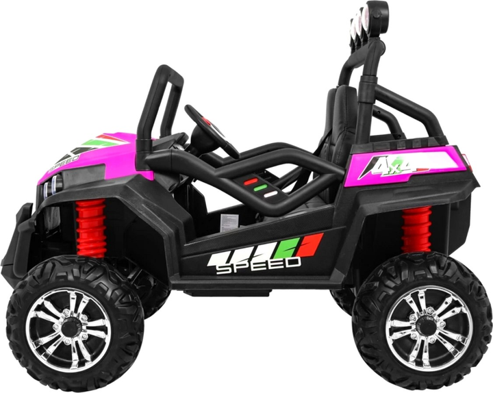 Електромобіль для дітей позашляховий Ramiz Grand Buggy Lift 4 x 4 Рожевий (5903864907230) - зображення 4