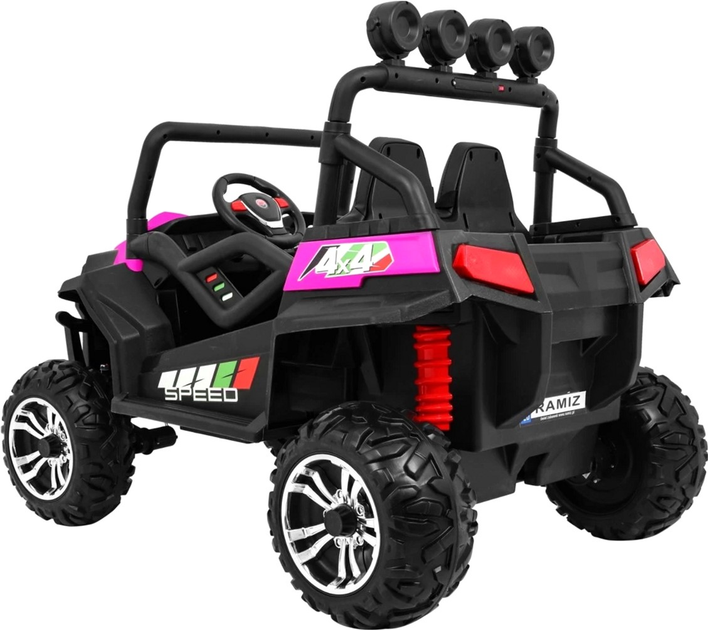 Електромобіль для дітей позашляховий Ramiz Grand Buggy Lift 4 x 4 Рожевий (5903864907230) - зображення 5