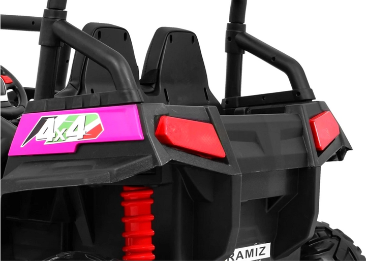 Електромобіль для дітей позашляховий Ramiz Grand Buggy Lift 4 x 4 Рожевий (5903864907230) - зображення 13