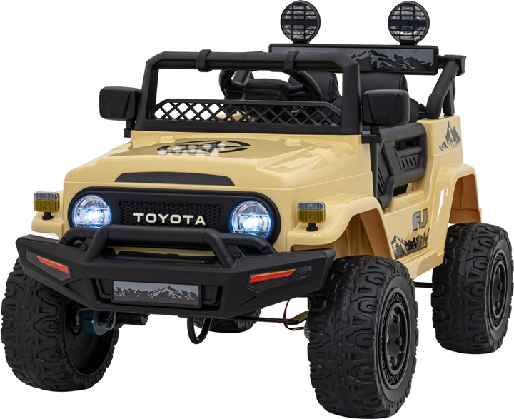 Samochód elektryczny terenowy Ramiz Toyota FJ Cruiser 4 x 4 Beżowy (5903864956283) - obraz 1