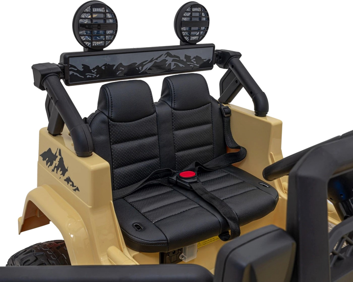 Електромобіль для дітей позашляховий Ramiz Toyota FJ Cruiser 4 x 4 Бежевий (5903864956283) - зображення 15