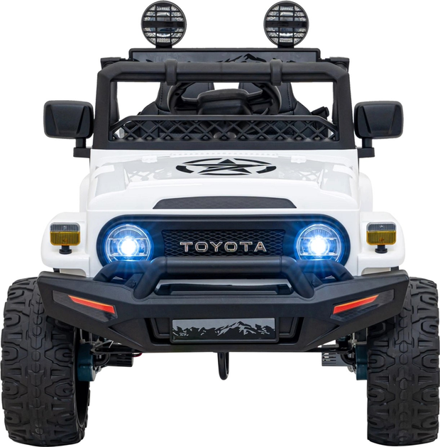Електромобіль для дітей позашляховий Ramiz Toyota FJ Cruiser 4 x 4 Білий (5903864956290) - зображення 4