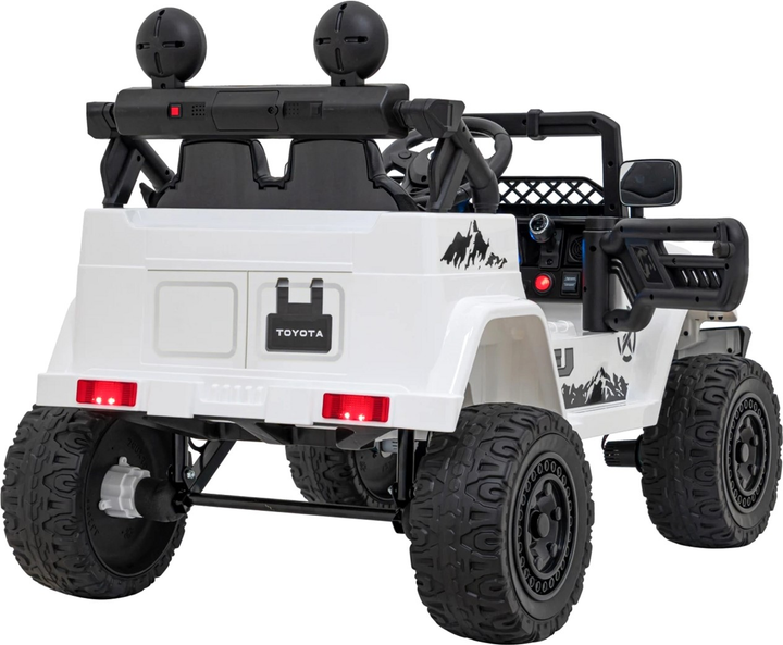 Електромобіль для дітей позашляховий Ramiz Toyota FJ Cruiser 4 x 4 Білий (5903864956290) - зображення 8
