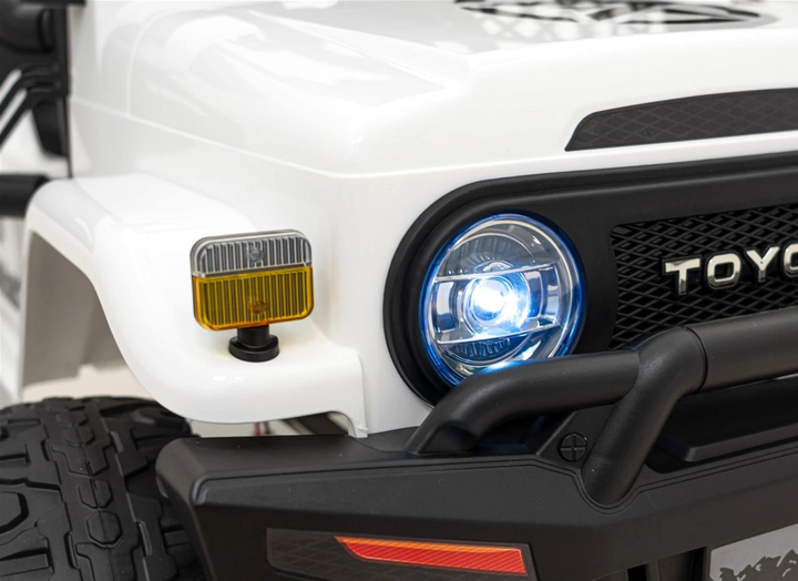 Електромобіль для дітей позашляховий Ramiz Toyota FJ Cruiser 4 x 4 Білий (5903864956290) - зображення 16