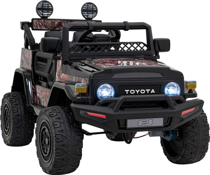 Електромобіль для дітей позашляховий Ramiz Toyota FJ Cruiser 4 x 4 Чорне листя (5903864956276) - зображення 12