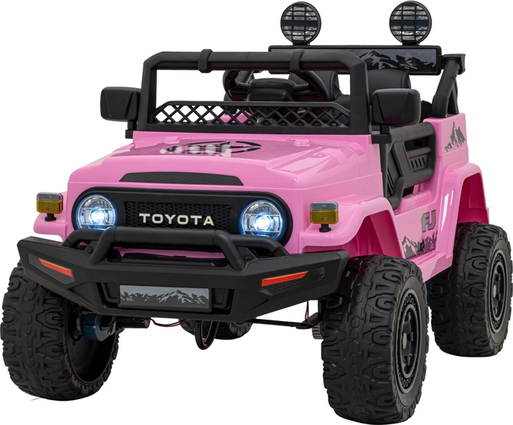 Samochód elektryczny terenowy Ramiz Toyota FJ Cruiser 4 x 4 Różowy (5903864956306) - obraz 1