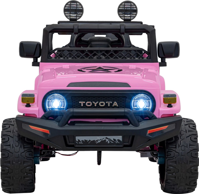 Електромобіль для дітей позашляховий Ramiz Toyota FJ Cruiser 4 x 4 Рожевий (5903864956306) - зображення 4