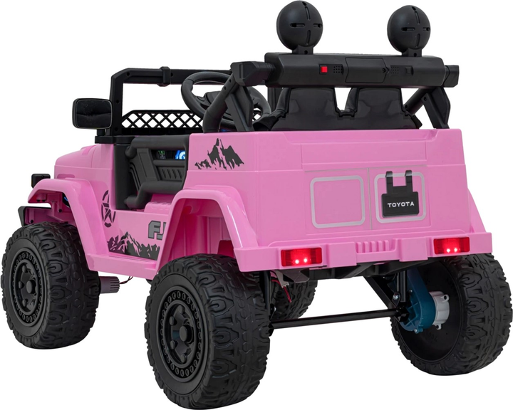 Електромобіль для дітей позашляховий Ramiz Toyota FJ Cruiser 4 x 4 Рожевий (5903864956306) - зображення 6