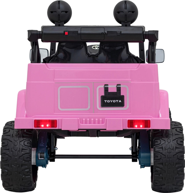 Електромобіль для дітей позашляховий Ramiz Toyota FJ Cruiser 4 x 4 Рожевий (5903864956306) - зображення 7