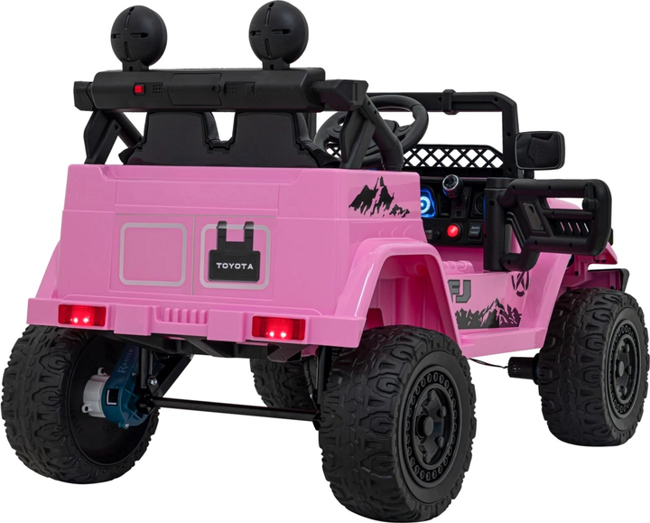 Електромобіль для дітей позашляховий Ramiz Toyota FJ Cruiser 4 x 4 Рожевий (5903864956306) - зображення 11