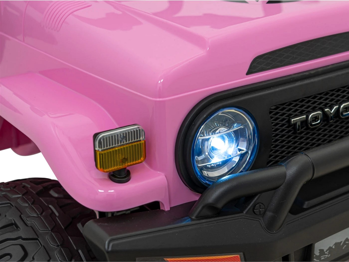 Електромобіль для дітей позашляховий Ramiz Toyota FJ Cruiser 4 x 4 Рожевий (5903864956306) - зображення 15