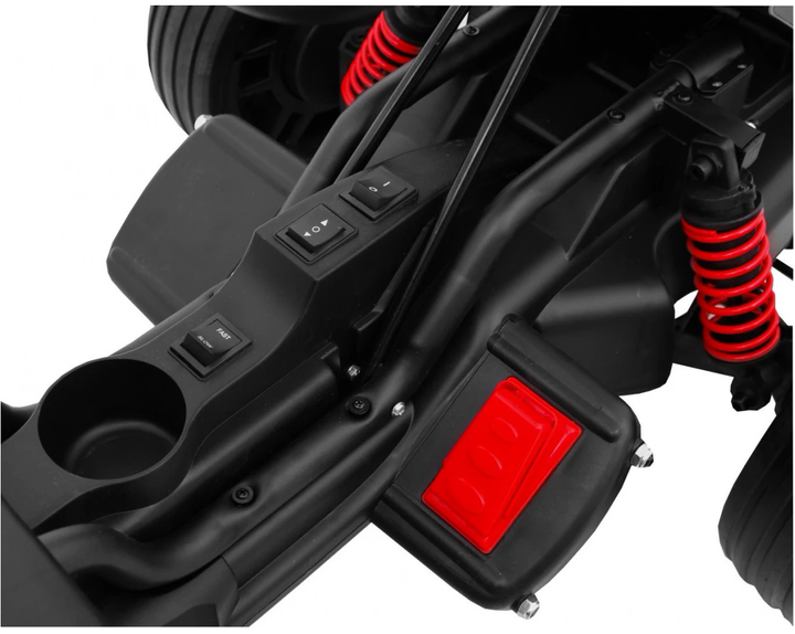 Gokart elektryczny dla dzieci Ramiz Bolid XR-1 Czerwony (5903864904734) - obraz 12