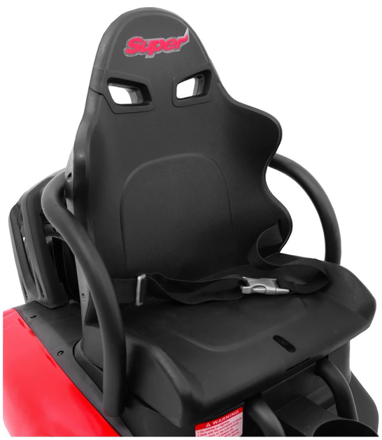 Gokart elektryczny dla dzieci Ramiz Bolid XR-1 Czerwony (5903864904734) - obraz 13