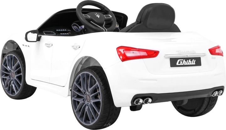 Електромобіль для дітей Ramiz Maserati Ghibli Білий (5903864907360) - зображення 5