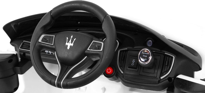 Електромобіль для дітей Ramiz Maserati Ghibli Білий (5903864907360) - зображення 11