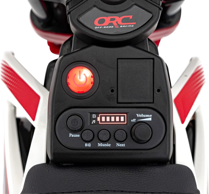 Motocykl elektryczny dla dzieci Ramiz Pantone 361C Czerwony (5903864941715) - obraz 10