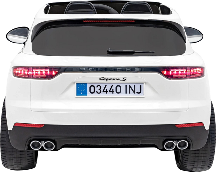 Електромобіль для дітей Ramiz Porsche Cayenne S Білий (5903864941012) - зображення 7