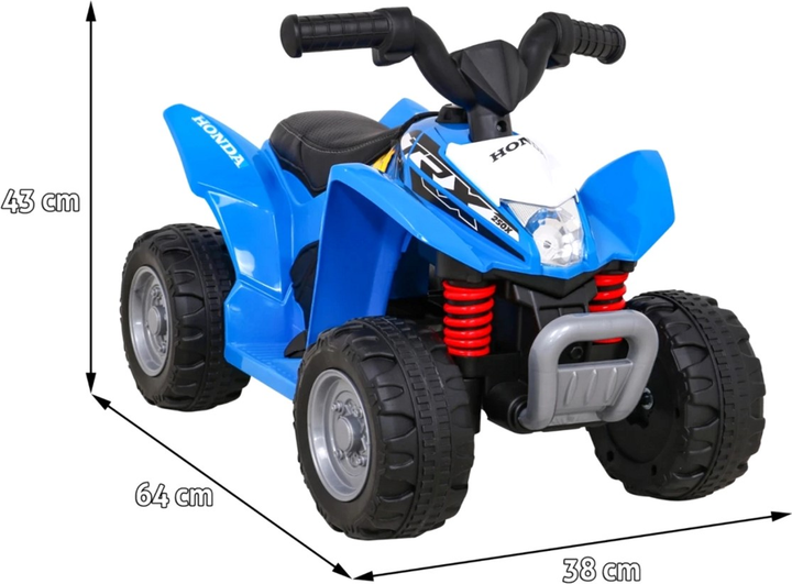 Електричний квадроцикл Ramiz Honda 250X TRX Синій (5903864952810) - зображення 2