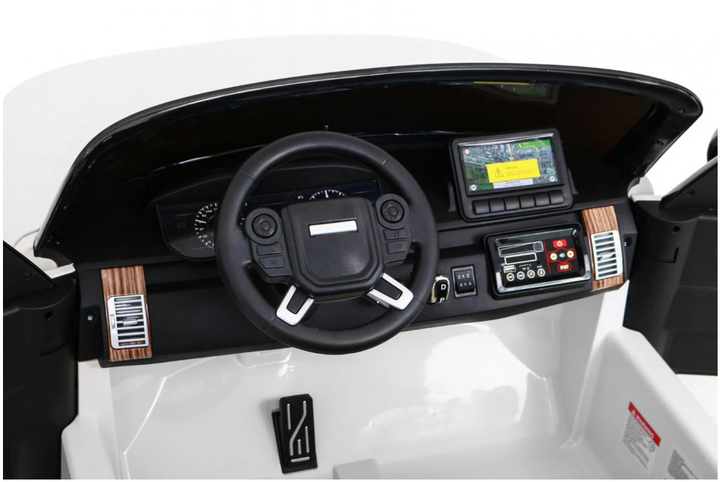 Електромобіль для дітей Ramiz Range Rover HSE Білий (5903864905052) - зображення 10