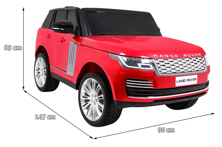 Електромобіль Ramiz Range Rover HSE Червоний лакований (5903864905076) - зображення 2