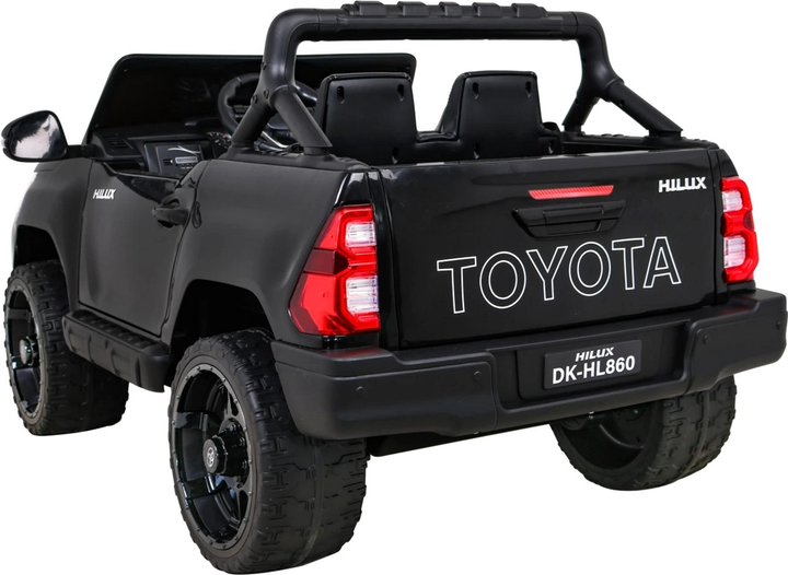 Електромобіль для дітей Ramiz Toyota Hilux Чорний (5903864955439) - зображення 4