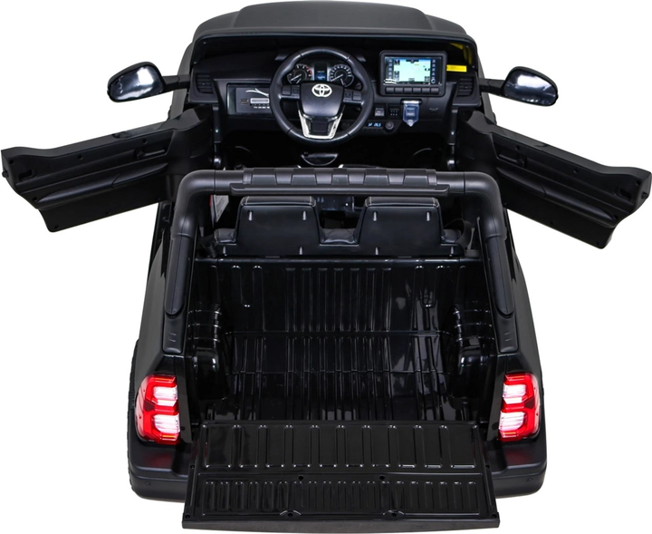 Електромобіль для дітей Ramiz Toyota Hilux Чорний (5903864955439) - зображення 6