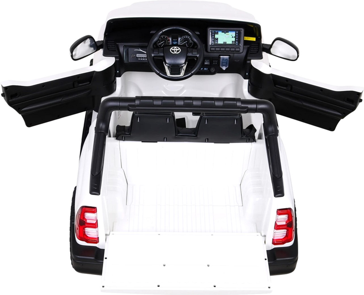 Електромобіль для дітей Ramiz Toyota Hilux Білий (5903864955408) - зображення 8