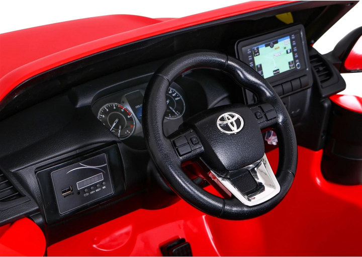 Електромобіль для дітей Ramiz Toyota Hilux Червоний (5903864955415) - зображення 7