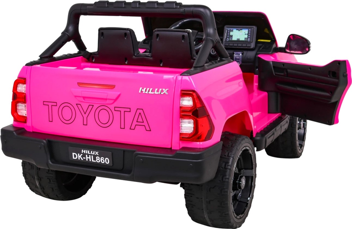 Електромобіль для дітей Ramiz Toyota Hilux Рожевий (5903864955422) - зображення 9