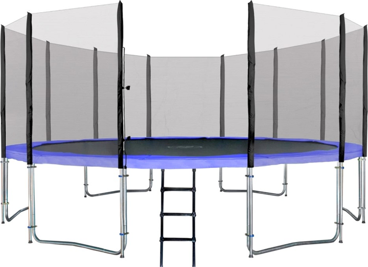 Trampolina ogrodowa SkyRamiz 487 cm 16FT z akcesoriami Niebieska (5903864910070) - obraz 4