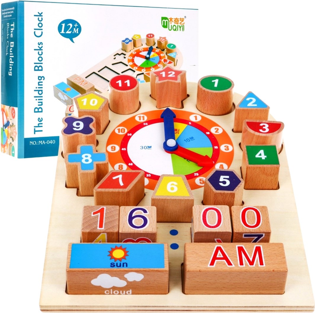 Розвиваюча іграшка Ramiz Багатофункціональний годинник (5903864950847) - зображення 1