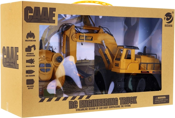 Koparka zdalnie sterowana Ruicheng RC Engineering Truck (5903864908626) - obraz 8
