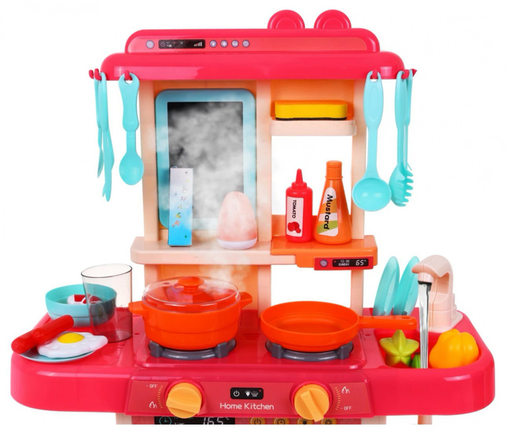 Kuchnia Beibe Good Modern Kitchen z akcesoriami Różowa (5903864900323) - obraz 5