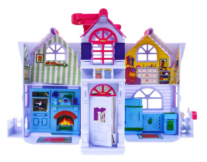 Dom do zabawy SFL My Sweet Home z 2 piętrami i akcesoriami (5903864903546) - obraz 4