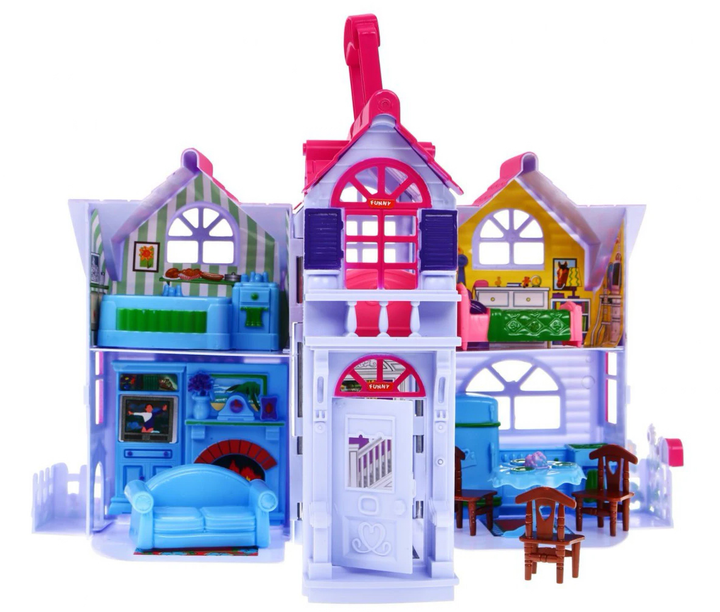 Dom do zabawy SFL My Sweet Home z 2 piętrami i akcesoriami (5903864903546) - obraz 8