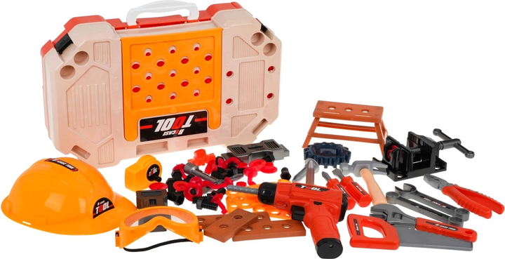 Warsztat-stół Tobysen Toys 3 in 1 Powerful w walizke na kółkach 78 elementow (5903864959017) - obraz 5