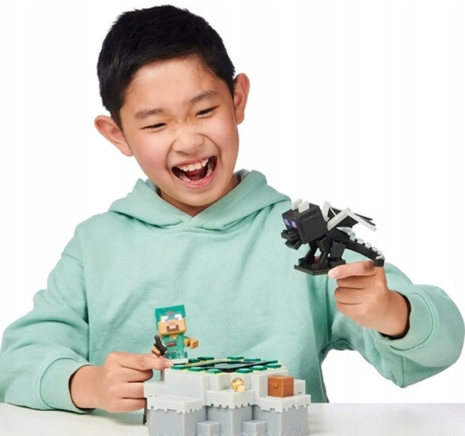 Ігровий набір Cobi Treasure X Minecraft Caves & Cliffs Ender Dragon (0630996416778) - зображення 6