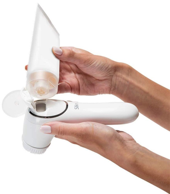 Щітка для чищення обличчя Silk`n Glide Fresh 2 in 1 Facial Cleansing Brush (8712856056323) - зображення 6