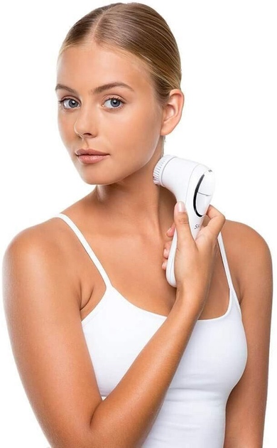 Щітка для чищення обличчя Silk`n Glide Fresh 2 in 1 Facial Cleansing Brush (8712856056323) - зображення 9