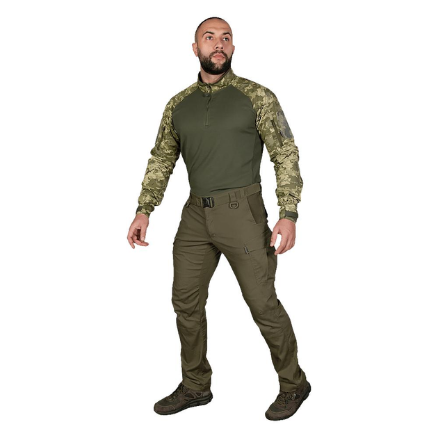 Тактическая боевая рубашка Camotec Raid MM14/Olive пиксель/олива M - изображение 2