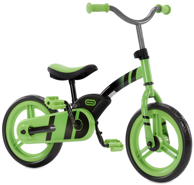 Rowerek biegowy Little Tikes My First Balance-to-Pedal Bike Green (0050743173936) - obraz 1